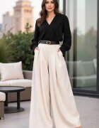 Figl Fusta-pantaloni - eleganta - confortabila - 95% poliester - ecru -