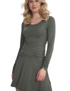 Figl Fusta scurta verde - viscoza -