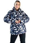 Figl Geaca dama - poliester - bleumarin/alb