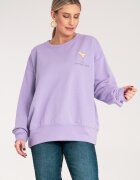 Figl Hanorac dama broderie - mov - bumbac/poliester -