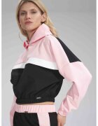 Figl Hanorac scurt dama negru/roz - maneci lungi - poliester -