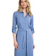 Figl Imbracaminte de dama Plaid Aramour M701 albastru - Albastru deschis