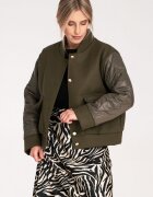 Figl Jacheta dama M1097 - Poliester/Viscoza - Verde -
