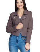 Figl Jacheta dama M607 - Poliester/Lana - Maro