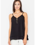 Figl Maiou dama - Poliester/Viscoza/Elastan - Negru -