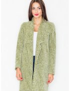 Figl Palton dama M527 - Lana/Acril - Verde -