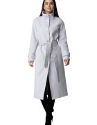 Figl Palton dama M624 - Poliester/Viscoza - Gri