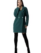 Figl Palton dama M625 - Poliester/Viscoza - Verde -