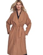 Figl Palton dama M713 - Poliester/Viscoza - Bej -
