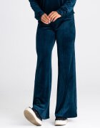 Figl Pantaloni dama - bleumarin - croi larg - elastici - poliester/elastan -