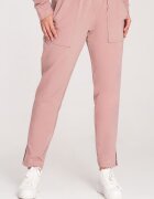 Figl Pantaloni dama - M1035 - roz inchis - bumbac/elastan