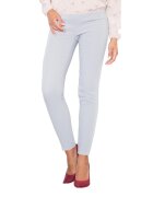 Figl Pantaloni dama M328 - talie inalta - gri - poliester - elastan - viscoza