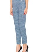 Figl Pantaloni dama M515 - model geometric - poliester - elegant