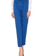 Figl Pantaloni dama M523 - bleumarin - poliester - skinny - cu talie elastica