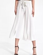 Figl Pantaloni dama M860 - alb - poliester - design minimalist