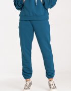 Figl Pantaloni dama model M1056 - bumbac - albastru - talie elastica -