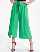 Figl Pantaloni dama - model M860 - verde - poliester - eleganti