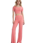 Figl Pantaloni dama - Roz - Viscoza/Elastan -