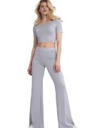 Figl Pantaloni dama - Viscoza - Gri