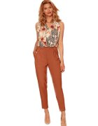 Figl Pantaloni eleganti de dama - Gwymones - maro