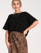 Figl Pulover dama - negru - largi - fabricat din material de calitate -