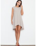 Figl Rochie asimetrica - eleganta - gri - poliester -