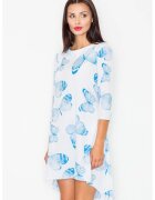 Figl Rochie asimetrica florala - Multicolor