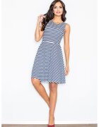 Figl Rochie bleumarin - bumbac -