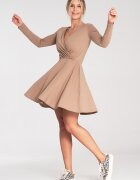 Figl Rochie bumbac - evazata - bej