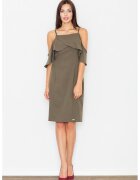 Figl Rochie cocktail - elegant - verde - poliester