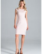 Figl Rochie creion M834 - fara maneci - roz - poliester