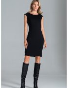 Figl Rochie creion M834 - neagra - fara maneci - viscoza