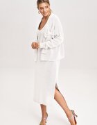 Figl Rochie dama acril - bumbac - alb -