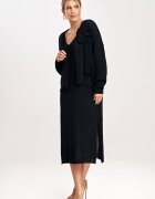 Figl Rochie dama M997 - acril - bumbac - negru -