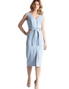 Figl Rochie de seara dama Isomri M633 albastra - Albastru deschis