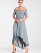 Figl Rochie de seara maxi gri - poliester