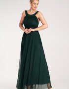 Figl Rochie de seara maxi - verde - poliester -