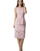 Figl Rochie de seara - roz - eleganta - din material de calitate - poliester