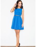 Figl Rochie de zi model 10110 - Albastru