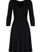 Figl Rochie eleganta M709 - maneci 3/4 - neagra - viscoza