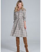 Figl Rochie eleganta M838 128 - midi - viscoza - bej