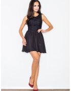 Figl Rochie evazata - neagra - poliester