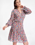 Figl Rochie florala - cu maneci lungi - multicolor - poliester