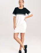Figl Rochie hanorac - bumbac - ecru-negru