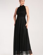 Figl Rochie lunga de seara - neagra - poliester -