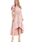 Figl Rochie M1179 - floral - volane - material durabil - viscoza/nylon -