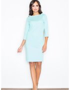 Figl Rochie M181 - casual - menta - poliester - maneca 3/4 -