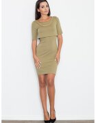 Figl Rochie M446 - viscoza - verde