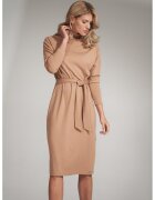Figl Rochie midi bej - viscoza