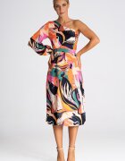 Figl Rochie midi design elegant - multicolor - textil
